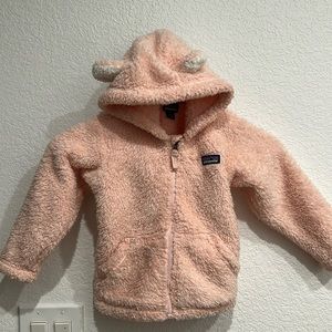 Pink Patagonia Fleece Jacket 2T
